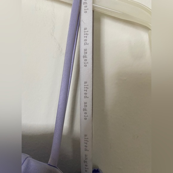 Alfred Angelo - long bride dress - lavender color - Sz 8 - Picture 3 of 8